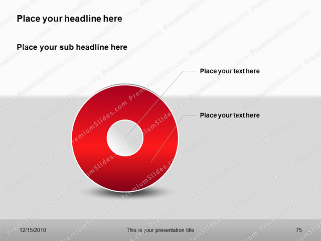 Premium PowerPoint Target Charts