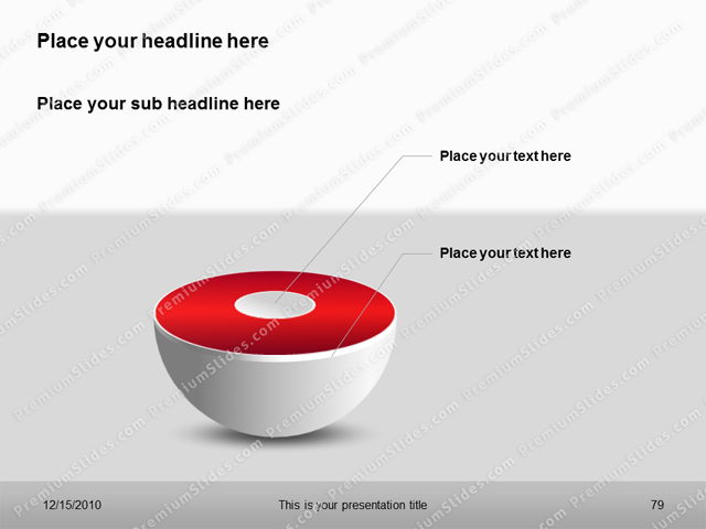 Premium PowerPoint Target Charts