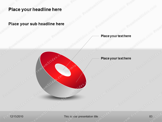 Premium PowerPoint Target Charts