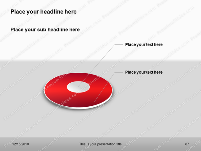 Premium PowerPoint Target Charts