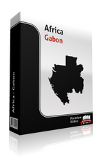 powerpoint map gabon