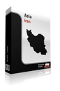 powerpoint map iran