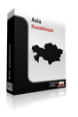 powerpoint map kazakhstan