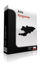 powerpoint map kyrgyzstan