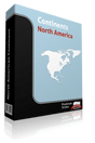 powerpoint map north america