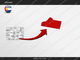 Colorado County Map Template for PowerPoint