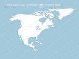 powerpoint map north america