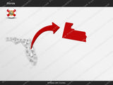 Florida County Map Template for PowerPoint
