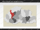 powerpoint-map-bhutan