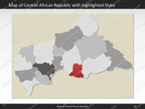 powerpoint map central african republic