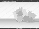 powerpoint map czech republic