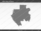 powerpoint map gabon