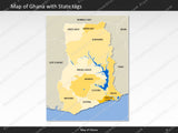 powerpoint map ghana