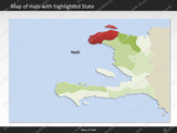powerpoint map haiti