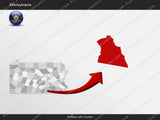 Pennsylvania County Map Template for PowerPoint