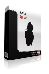 powerpoint map qatar