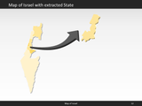 powerpoint map israel