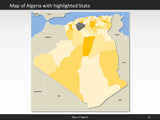 powerpoint map algeria
