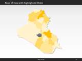 powerpoint map iraq