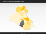 powerpoint map iraq