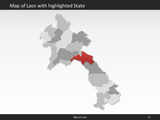 powerpoint map laos