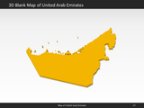 powerpoint map united arab emirates
