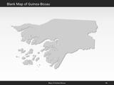 powerpoint map guinea-bissau