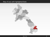 powerpoint map laos