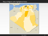 powerpoint map algeria