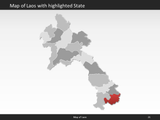 powerpoint map laos