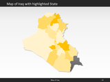 powerpoint map iraq