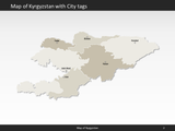 powerpoint map kyrgyzstan