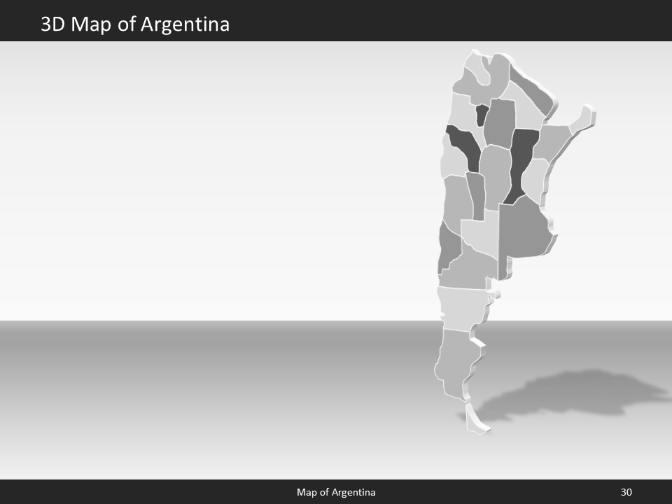 powerpoint map argentina