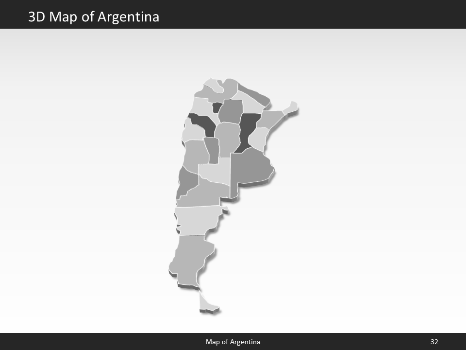 powerpoint map argentina