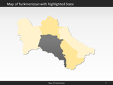 powerpoint map turkmensitan