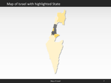 powerpoint map israel
