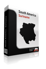 powerpoint map suriname