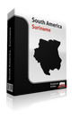 powerpoint map suriname
