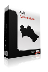 powerpoint map turkmensitan