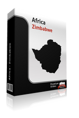 powerpoint map zimbabwe