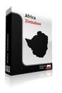 powerpoint map zimbabwe