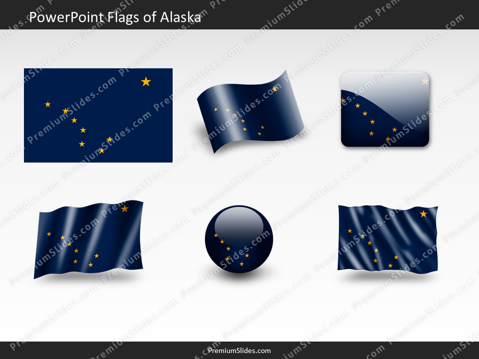 Free Alaska Flag PowerPoint Template
