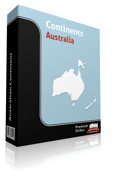 powerpoint map of australia