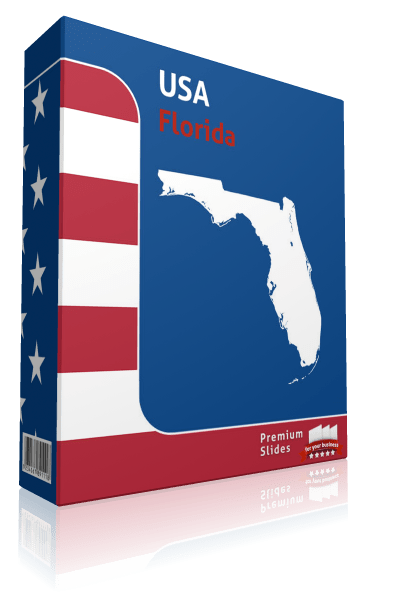 Florida County Map Template for PowerPoint 
