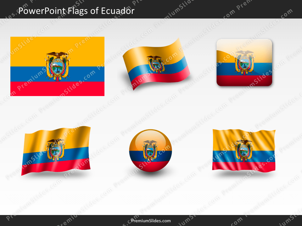 Free Ecuador Flag PowerPoint Template