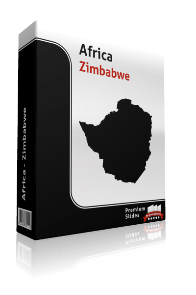 powerpoint map zimbabwe
