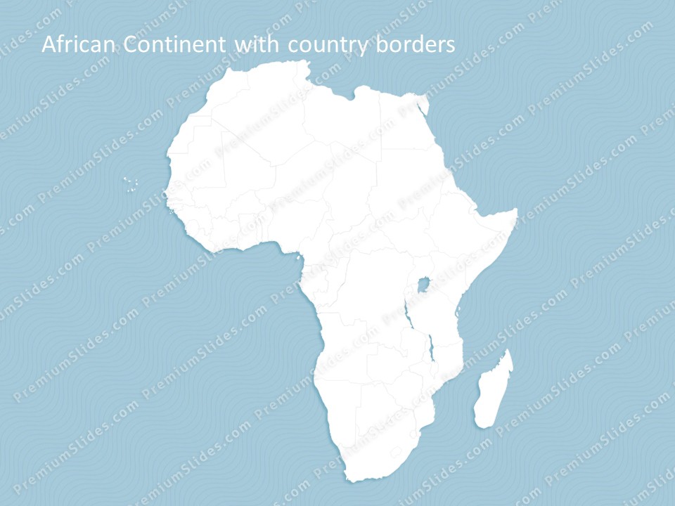 Africa Continent Map - Editable Map of Africa Continent for PowerPoint Download directly ...