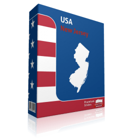New Jersey County Map Template for PowerPoint 