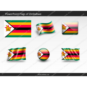 Free Zimbabwe Flag PowerPoint Template