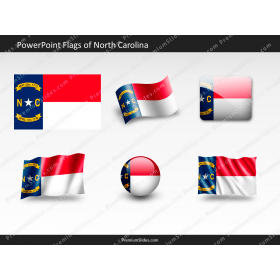Free North-Carolina Flag PowerPoint Template